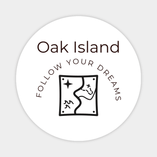 The Oak Island Treasure Hunt Magnet